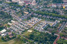 Vue aérienne de Quartier Ückendorf in Gelsenkirchen dans le département Rhénanie du Nord-Westphalie, Allemagne