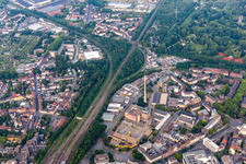 Vue aérienne de Quartier Gelsenkirchen-Bulmke-Hüllen in Gelsenkirchen dans le département Rhénanie du Nord-Westphalie, Allemagne