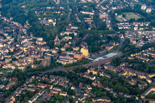 Vue aérienne de Quartier Steele in Essen dans le département Rhénanie du Nord-Westphalie, Allemagne
