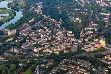 Vue aérienne de Quartier Steele in Essen dans le département Rhénanie du Nord-Westphalie, Allemagne
