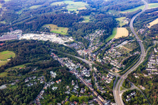 Vue aérienne de Quartier Kupferdreh in Essen dans le département Rhénanie du Nord-Westphalie, Allemagne