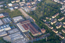 Vue aérienne de Isidro Con Garcia à le quartier Röttgen in Velbert dans le département Rhénanie du Nord-Westphalie, Allemagne
