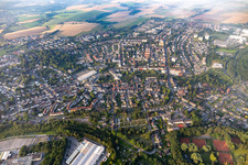 Vue aérienne de Wülfrath dans le département Rhénanie du Nord-Westphalie, Allemagne