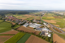 Vue aérienne de Organisation de services hospitaliers universitaires UDO GmbH à le quartier Weilheim in Tübingen dans le département Bade-Wurtemberg, Allemagne