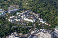 Vue aérienne de Clinique des accidents BG Tübingen à Tübingen dans le département Bade-Wurtemberg, Allemagne