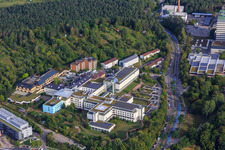 Clinique des accidents BG Tübingen à Tübingen dans le département Bade-Wurtemberg, Allemagne d'en haut