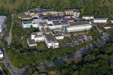 Clinique des accidents BG Tübingen à Tübingen dans le département Bade-Wurtemberg, Allemagne vue d'en haut