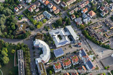 Vue aérienne de ACAIMANIA à le quartier Feuerhägle in Tübingen dans le département Bade-Wurtemberg, Allemagne