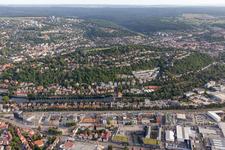 Vue aérienne de Quartier Österberg in Tübingen dans le département Bade-Wurtemberg, Allemagne