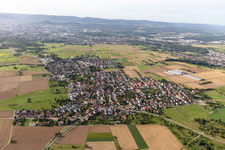 Vue aérienne de Du nord à le quartier Degerschlacht in Reutlingen dans le département Bade-Wurtemberg, Allemagne