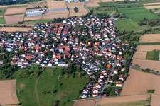 Vue aérienne de Quartier Degerschlacht in Reutlingen dans le département Bade-Wurtemberg, Allemagne