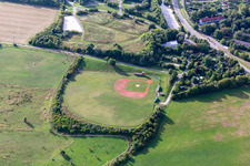 Vue aérienne de Base-ball à Reutlingen dans le département Bade-Wurtemberg, Allemagne
