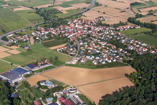 Vue aérienne de Quartier Jettenburg in Kusterdingen dans le département Bade-Wurtemberg, Allemagne