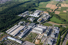 Vue aérienne de Bosch AG à le quartier Jettenburg in Kusterdingen dans le département Bade-Wurtemberg, Allemagne