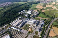 Vue aérienne de Bosch AG à le quartier Jettenburg in Kusterdingen dans le département Bade-Wurtemberg, Allemagne