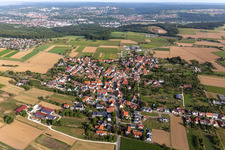 Vue aérienne de Quartier Wankheim in Kusterdingen dans le département Bade-Wurtemberg, Allemagne