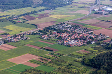Vue aérienne de Vue de la ville du quartier Kilchberg à le quartier Kilchberg in Tübingen dans le département Bade-Wurtemberg, Allemagne