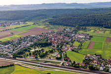 Vue aérienne de Quartier Kilchberg in Tübingen dans le département Bade-Wurtemberg, Allemagne