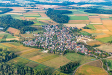 Vue aérienne de Quartier Moos in Bühl dans le département Bade-Wurtemberg, Allemagne