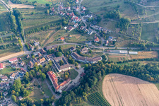 Vue aérienne de Hôpital Mittelabaden Hub à le quartier Hub in Ottersweier dans le département Bade-Wurtemberg, Allemagne