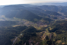 Vue aérienne de Seebach dans le département Bade-Wurtemberg, Allemagne