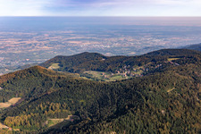 Vue aérienne de Brandmatt à Sasbachwalden dans le département Bade-Wurtemberg, Allemagne