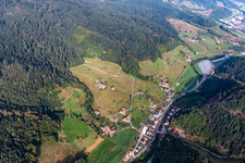 Vue aérienne de Ibach à Oppenau dans le département Bade-Wurtemberg, Allemagne