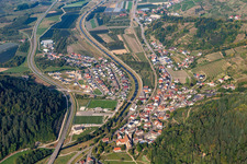 Lautenbach dans le département Bade-Wurtemberg, Allemagne d'en haut