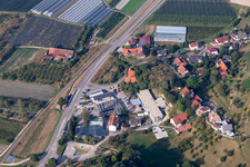 Vue aérienne de Vorder-Winterbach à Lautenbach dans le département Bade-Wurtemberg, Allemagne