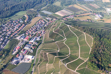 Vue aérienne de Quartier Unterweiler in Durbach dans le département Bade-Wurtemberg, Allemagne