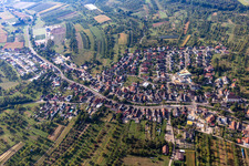 Photographie aérienne de Quartier Ebersweier in Durbach dans le département Bade-Wurtemberg, Allemagne