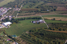 Vue aérienne de Laubenhof à le quartier Nesselried in Appenweier dans le département Bade-Wurtemberg, Allemagne