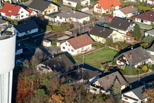 Vue oblique de Hatzenbühl dans le département Rhénanie-Palatinat, Allemagne