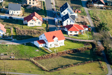 Vue aérienne de Nouvelle zone de développement au Tongruben à Rheinzabern dans le département Rhénanie-Palatinat, Allemagne
