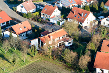 Photographie aérienne de Nouvelle zone de développement au Tongruben à Rheinzabern dans le département Rhénanie-Palatinat, Allemagne