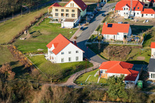 Nouvelle zone de développement An den Tongruben à Rheinzabern dans le département Rhénanie-Palatinat, Allemagne vue du ciel