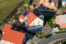 Photographie aérienne de Nouvelle zone de développement An den Tongruben à Rheinzabern dans le département Rhénanie-Palatinat, Allemagne