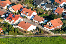 Vue aérienne de Martinusweg à Rheinzabern dans le département Rhénanie-Palatinat, Allemagne