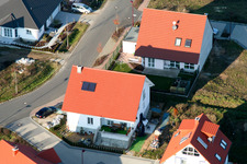 Nouvelle zone de développement An den Tongruben à Rheinzabern dans le département Rhénanie-Palatinat, Allemagne vue du ciel