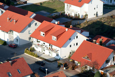 Vue aérienne de Nouvelle zone de développement An den Tongruben à Rheinzabern dans le département Rhénanie-Palatinat, Allemagne