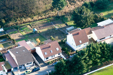 Vue oblique de Jockgrim dans le département Rhénanie-Palatinat, Allemagne