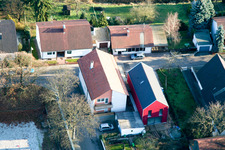 Jockgrim dans le département Rhénanie-Palatinat, Allemagne d'en haut
