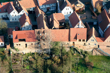 Enregistrement par drone de Ludwigstraße à Jockgrim dans le département Rhénanie-Palatinat, Allemagne