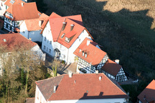 Vue aérienne de Ludwigstraße à Jockgrim dans le département Rhénanie-Palatinat, Allemagne