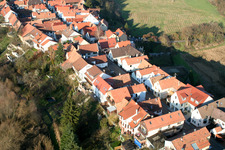 Ludwigstraße à Jockgrim dans le département Rhénanie-Palatinat, Allemagne d'en haut