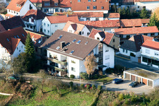 Image drone de Rue de la gare à Jockgrim dans le département Rhénanie-Palatinat, Allemagne