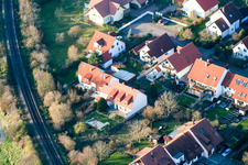 Photographie aérienne de Vivre près de la ville à Kandel dans le département Rhénanie-Palatinat, Allemagne