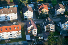 Vue aérienne de Elsäßerstr à Kandel dans le département Rhénanie-Palatinat, Allemagne