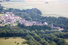 Vue aérienne de Roussy-le-Village dans le département Moselle, France