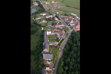 Vue aérienne de Roussy-le-Village dans le département Moselle, France